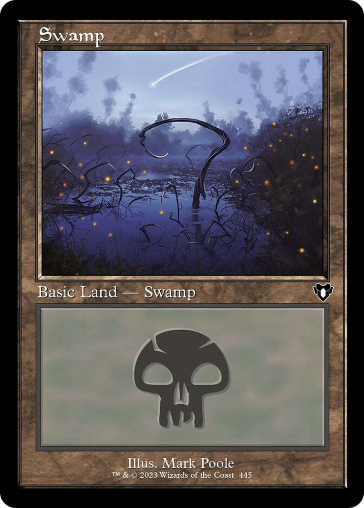 Swamp (445) (Retro) [Commander Masters] | Nerdhalla Games