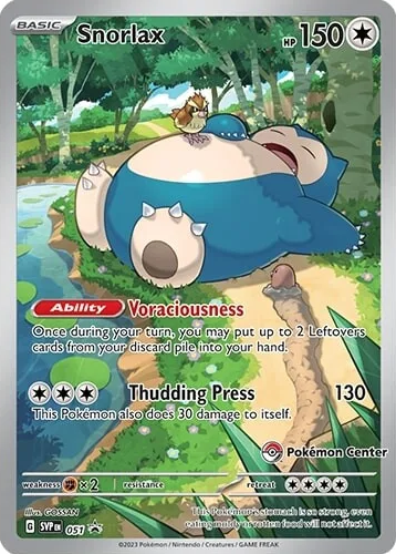 Snorlax (051) (Pokemon Center) [Scarlet & Violet: Black Star Promos] | Nerdhalla Games