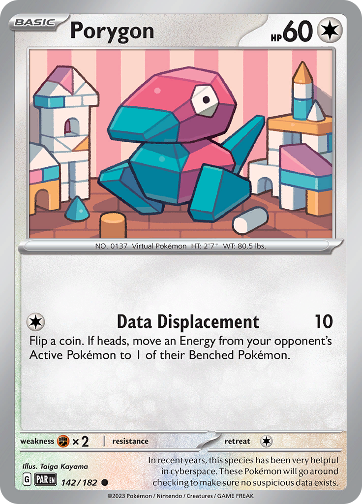 Porygon (142/182) [Scarlet & Violet: Paradox Rift] | Nerdhalla Games