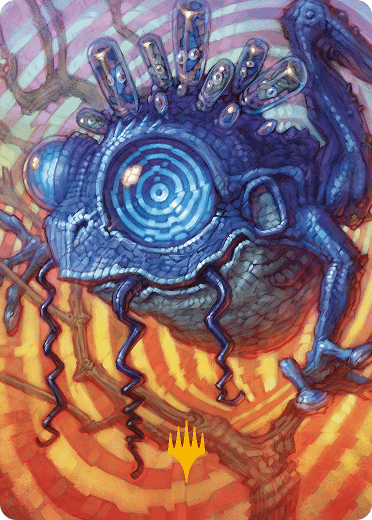 Psychic Frog Art Card (Gold-Stamped Planeswalker Symbol) [Modern Horizons 3 Art Series] | Nerdhalla Games