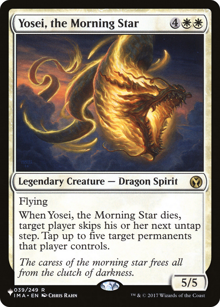 Yosei, the Morning Star [The List] | Nerdhalla Games