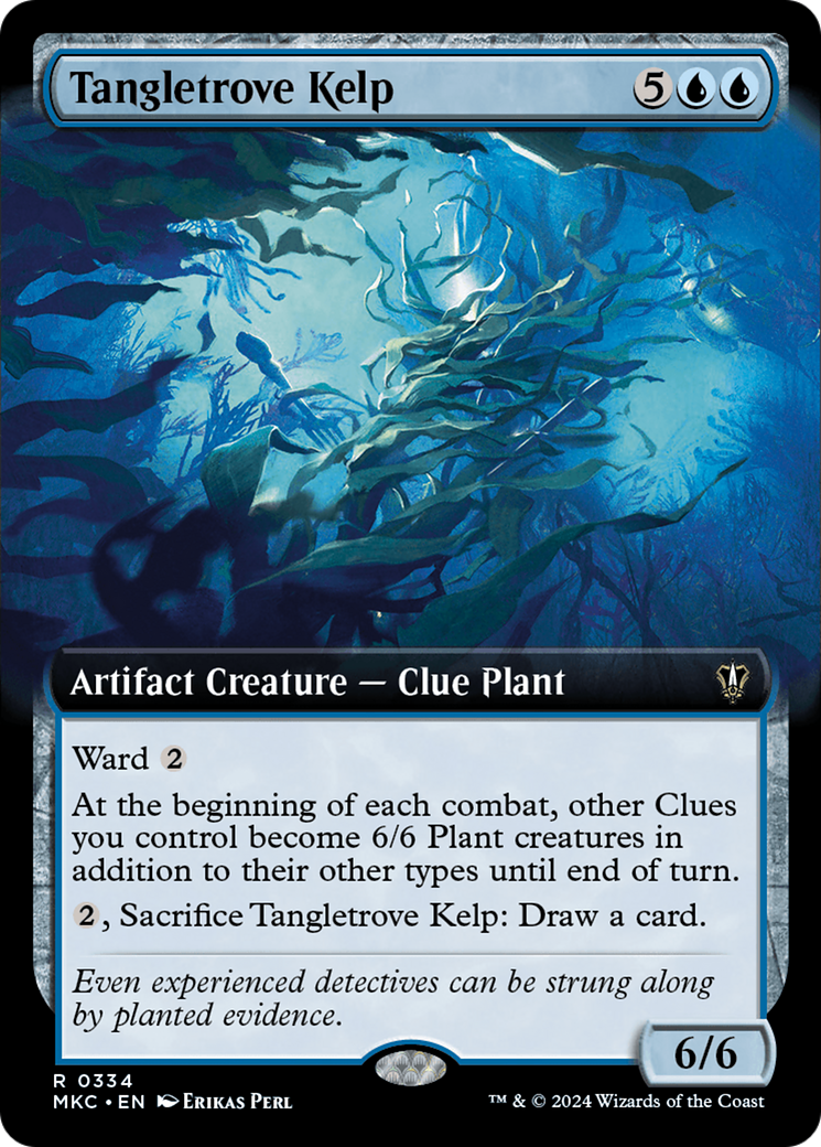 Tangletrove Kelp (Extended Art) [Murders at Karlov Manor Commander] | Nerdhalla Games