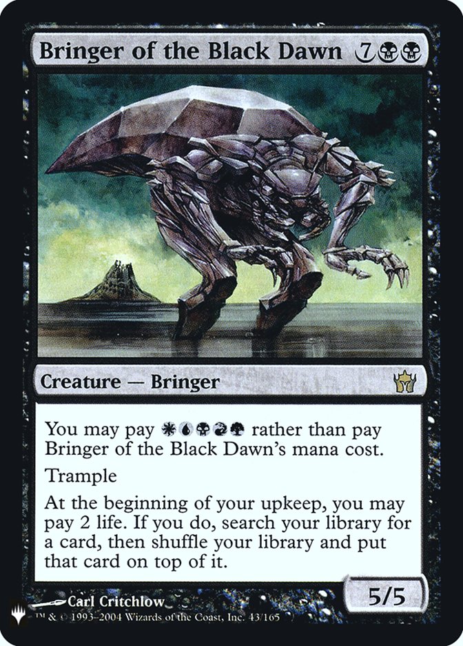 Bringer of the Black Dawn [Mystery Booster] | Nerdhalla Games