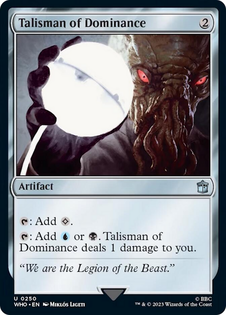 Talisman of Dominance [Doctor Who] | Nerdhalla Games