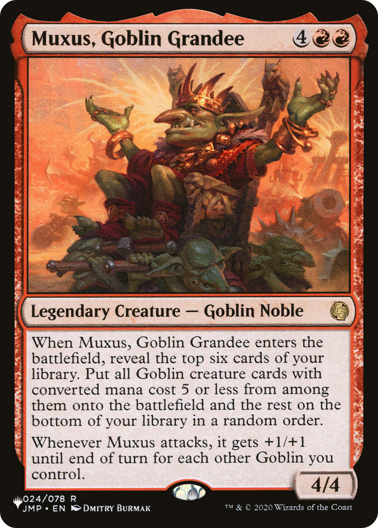 Muxus, Goblin Grandee [The List Reprints] | Nerdhalla Games