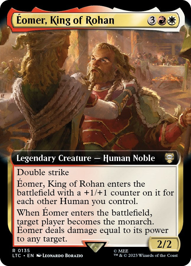 Eomer, King of Rohan (Extended Art) [The Lord of the Rings: Tales of Middle-Earth Commander] | Nerdhalla Games