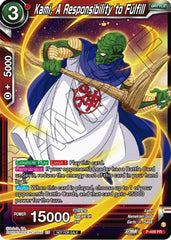 Kami, A Responsibility to Fulfill (Zenkai Series Tournament Pack Vol.4) (P-499) [Tournament Promotion Cards] | Nerdhalla Games