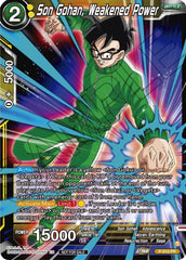 Son Gohan, Weakened Power (Zenkai Series Tournament Pack Vol.4) (P-510) [Tournament Promotion Cards] | Nerdhalla Games