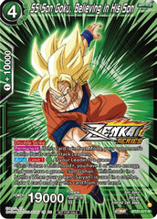 SS Son Goku, Believing in His Son (Event Pack 12) (BT21-077) [Tournament Promotion Cards] | Nerdhalla Games