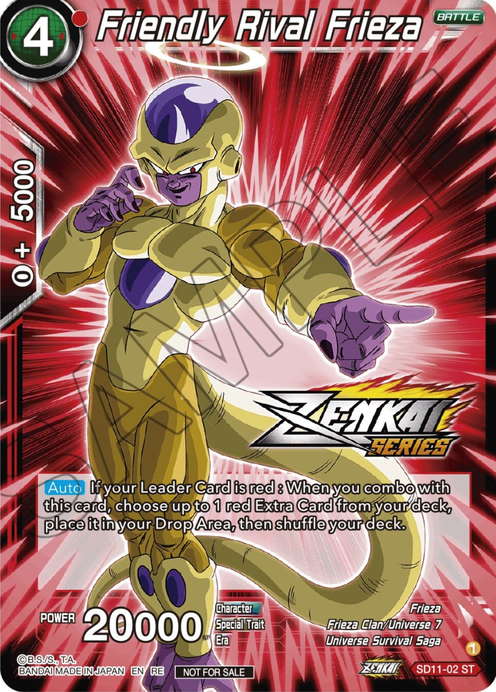 Friendly Rival Frieza (Event Pack 12) (SD11-02) [Tournament Promotion Cards] | Nerdhalla Games