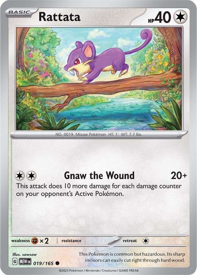 Rattata (019/165) [Scarlet & Violet 151] | Nerdhalla Games