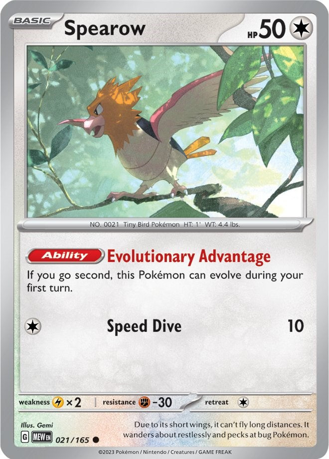 Spearow (021/165) [Scarlet & Violet: 151] | Nerdhalla Games