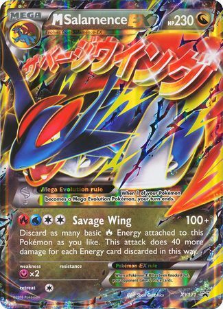 M Salamence EX (XY171) (Jumbo Card) [XY: Black Star Promos] | Nerdhalla Games