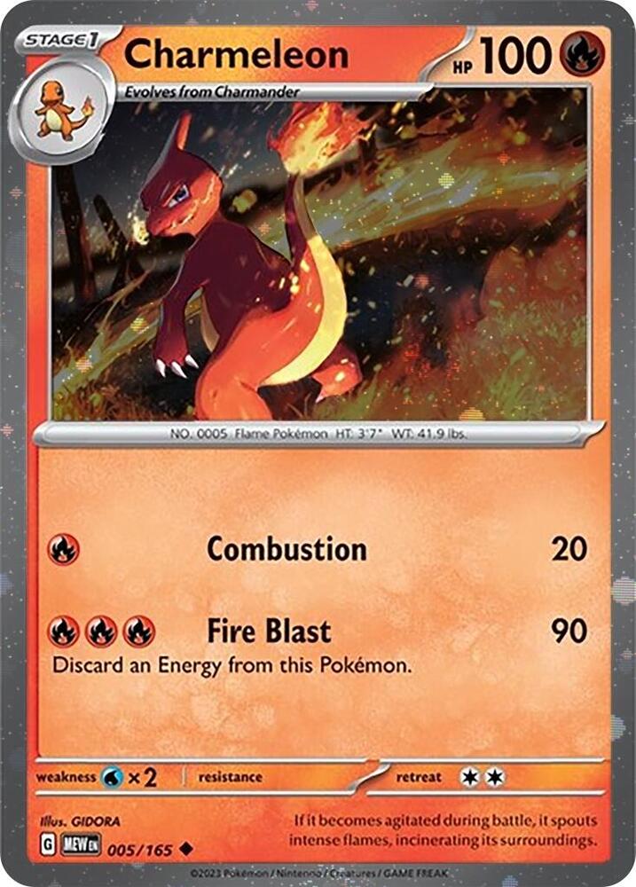 Charmeleon (005) (Cosmos Holo) [Scarlet & Violet: Black Star Promos] | Nerdhalla Games