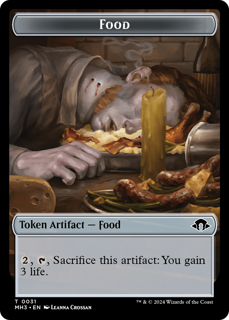 Eldrazi Spawn // Food Double-Sided Token [Modern Horizons 3 Tokens] | Nerdhalla Games