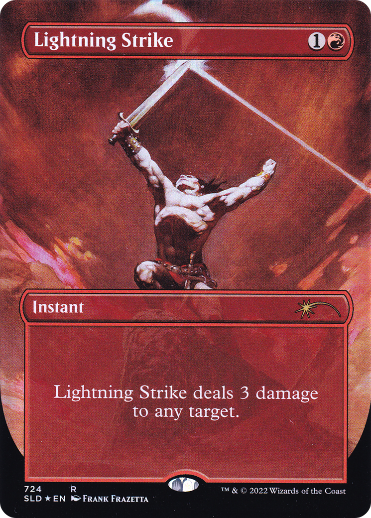 Lightning Strike (Borderless) [Secret Lair Drop Promos] | Nerdhalla Games