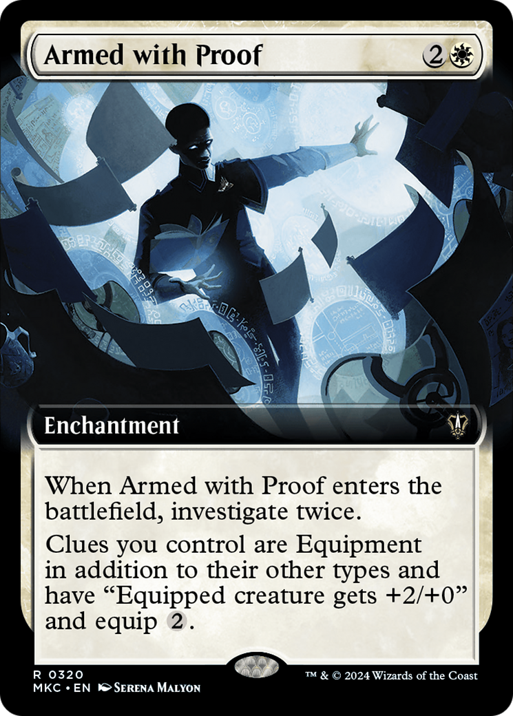 Armed with Proof (Extended Art) [Murders at Karlov Manor Commander] | Nerdhalla Games