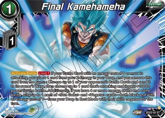 Final Kamehameha (SD23-04) [Critical Blow] | Nerdhalla Games