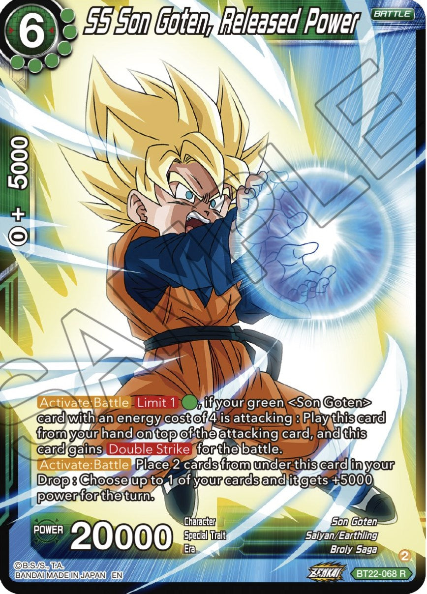 SS Son Goten, Released Power (BT22-068) [Critical Blow] | Nerdhalla Games