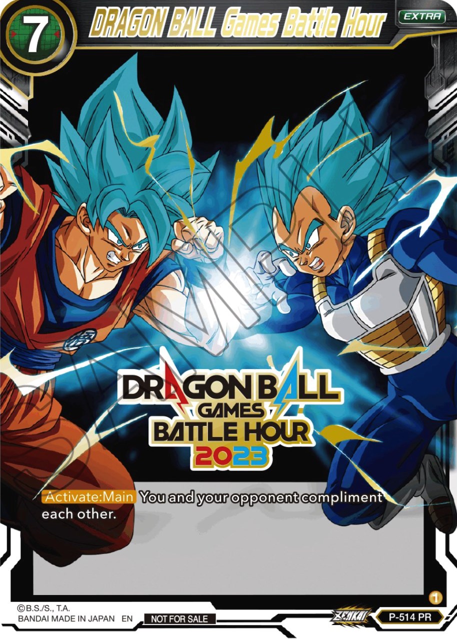 DRAGON BALL Games Battle Hour (Dragon Ball Games Battle Hour 2023 Promo Card Set) (P-514) [Promotion Cards] | Nerdhalla Games