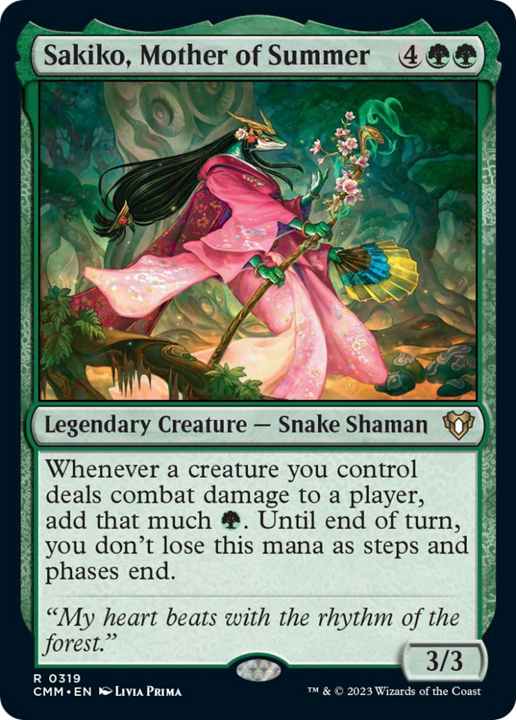 Sakiko, Mother of Summer [Commander Masters] | Nerdhalla Games