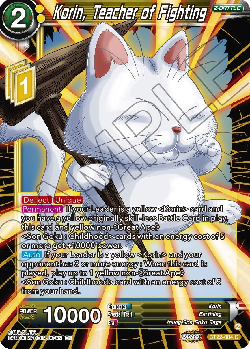 Korin, Teacher of Fighting (Bt22-084) [Critical Blow] | Nerdhalla Games