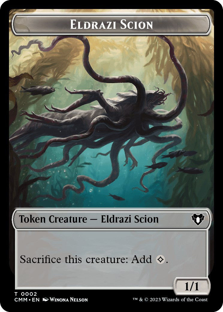 Eldrazi Scion // Phyrexian Beast Double-Sided Token [Commander Masters Tokens] | Nerdhalla Games