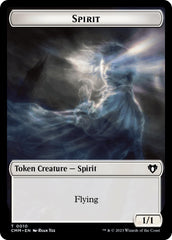 Spirit (0010) // Satyr Double-Sided Token [Commander Masters Tokens] | Nerdhalla Games