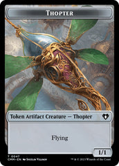 Thopter // Bird Illusion Double-Sided Token [Commander Masters Tokens] | Nerdhalla Games