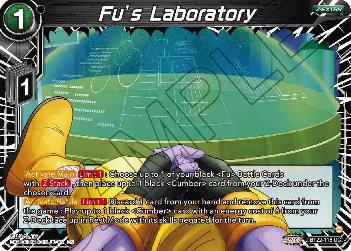 Fu's Laboratory (BT22-118) [Critical Blow] | Nerdhalla Games