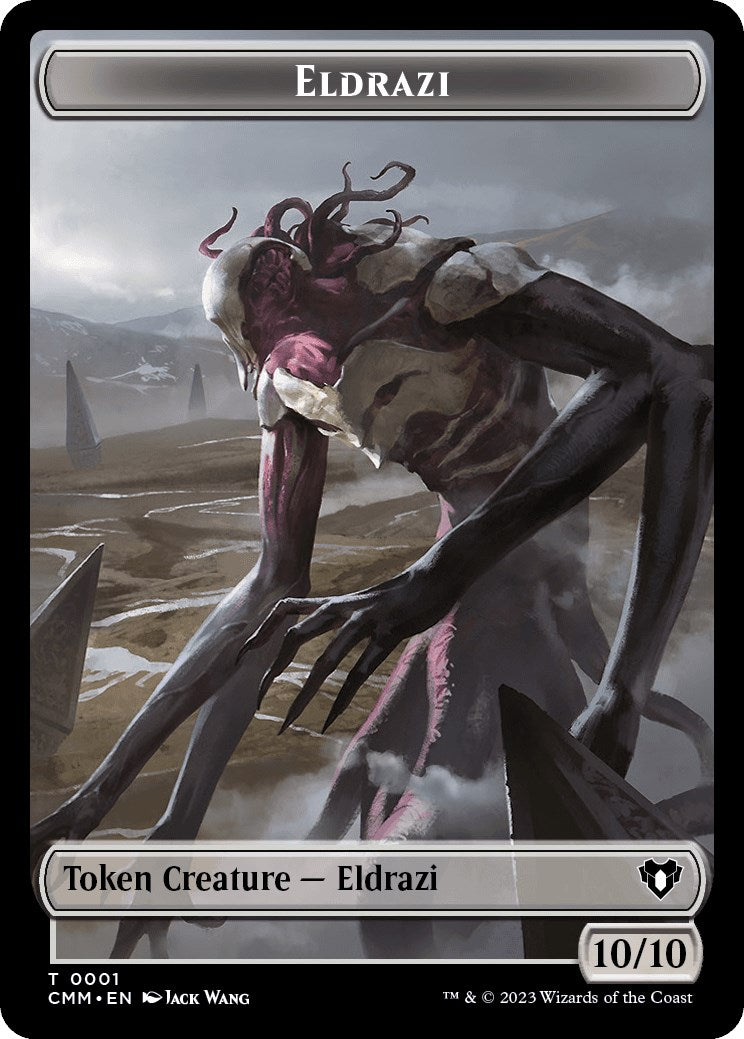 Eldrazi // Cat (0030) Double-Sided Token [Commander Masters Tokens] | Nerdhalla Games