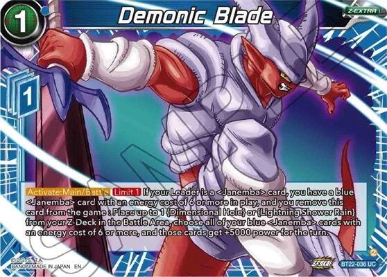 Demonic Blade (BT22-036) [Critical Blow] | Nerdhalla Games