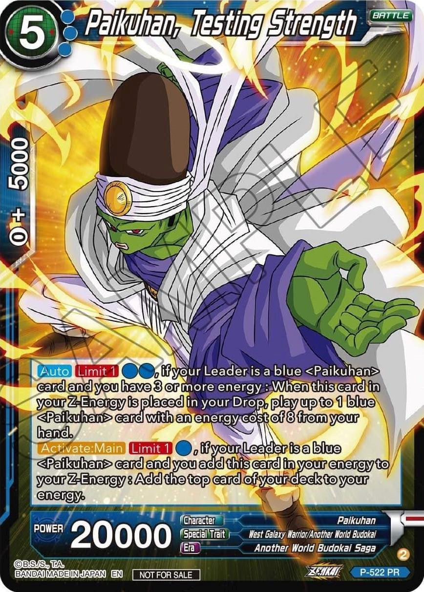 Paikuhan, Testing Strength (Zenkai Series Tournament Pack Vol.5) (P-522) [Tournament Promotion Cards] | Nerdhalla Games