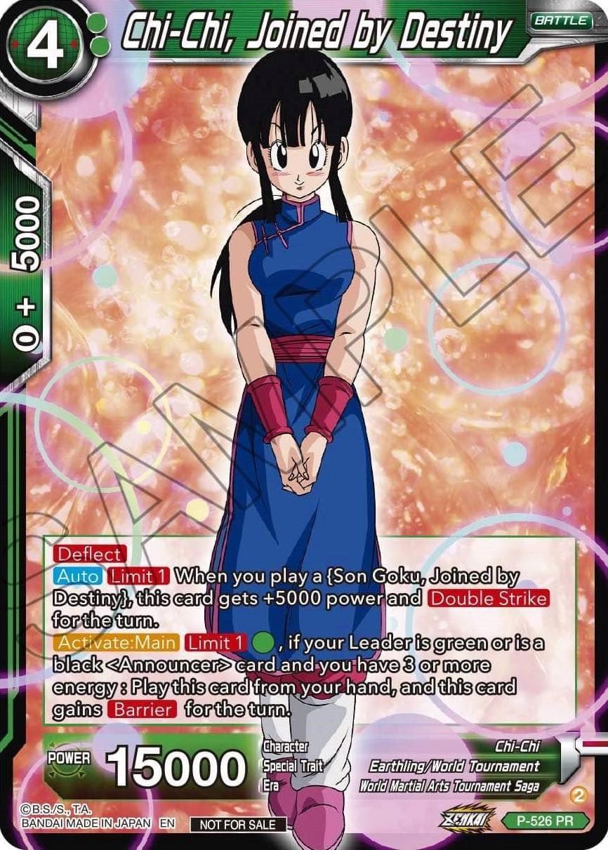 Chi-Chi, Joined by Destiny (Zenkai Series Tournament Pack Vol.5) (P-526) [Tournament Promotion Cards] | Nerdhalla Games