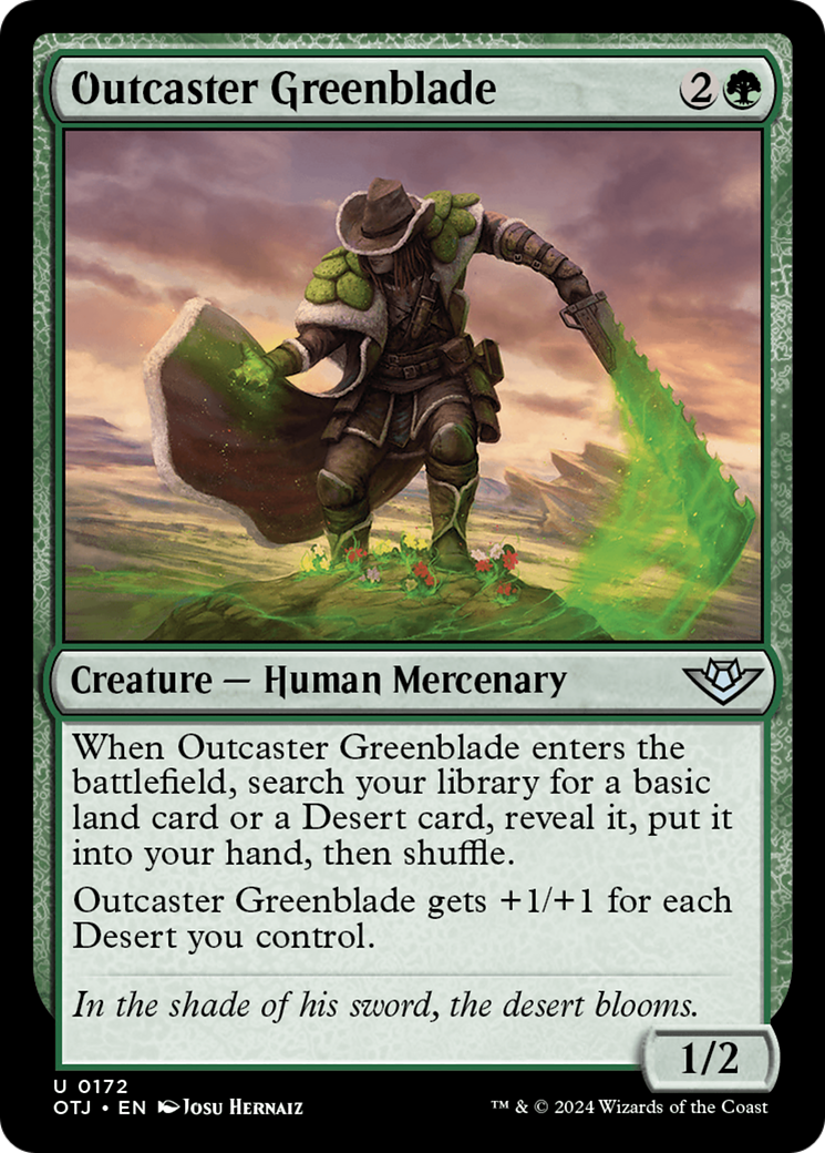 Outcaster Greenblade [Outlaws of Thunder Junction] | Nerdhalla Games