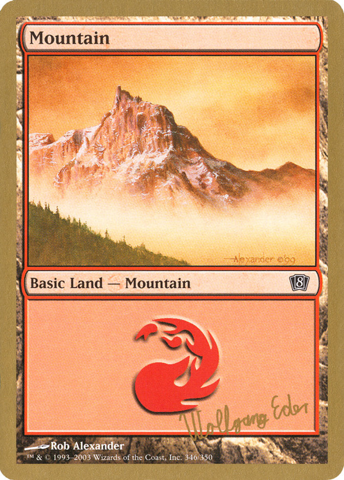 Mountain (we346) (Wolfgang Eder) [World Championship Decks 2003] | Nerdhalla Games