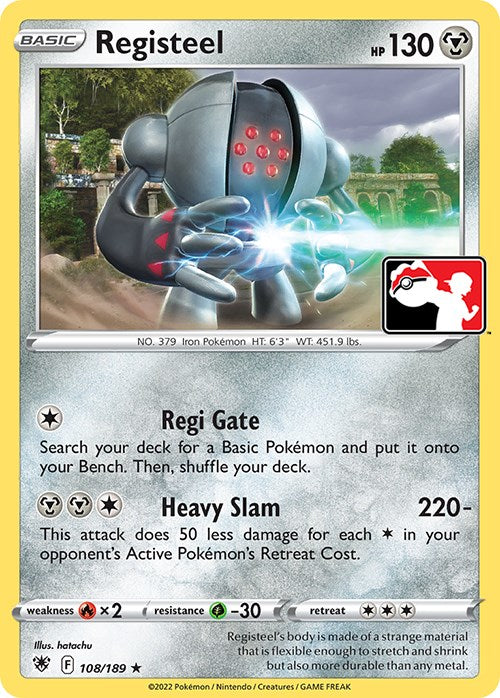 Registeel (108/189) [Prize Pack Series Three] | Nerdhalla Games