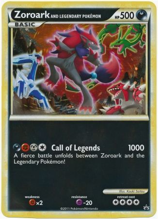 Zoroark and Legendary Pokemon (Jumbo Card) [Miscellaneous Cards] | Nerdhalla Games