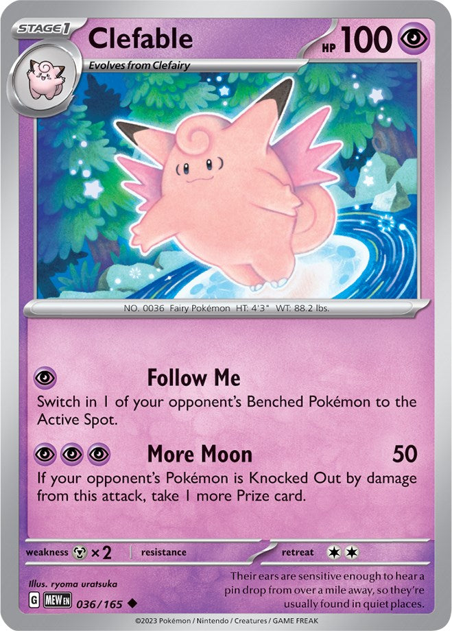 Clefable (036/165) [Scarlet & Violet: 151] | Nerdhalla Games