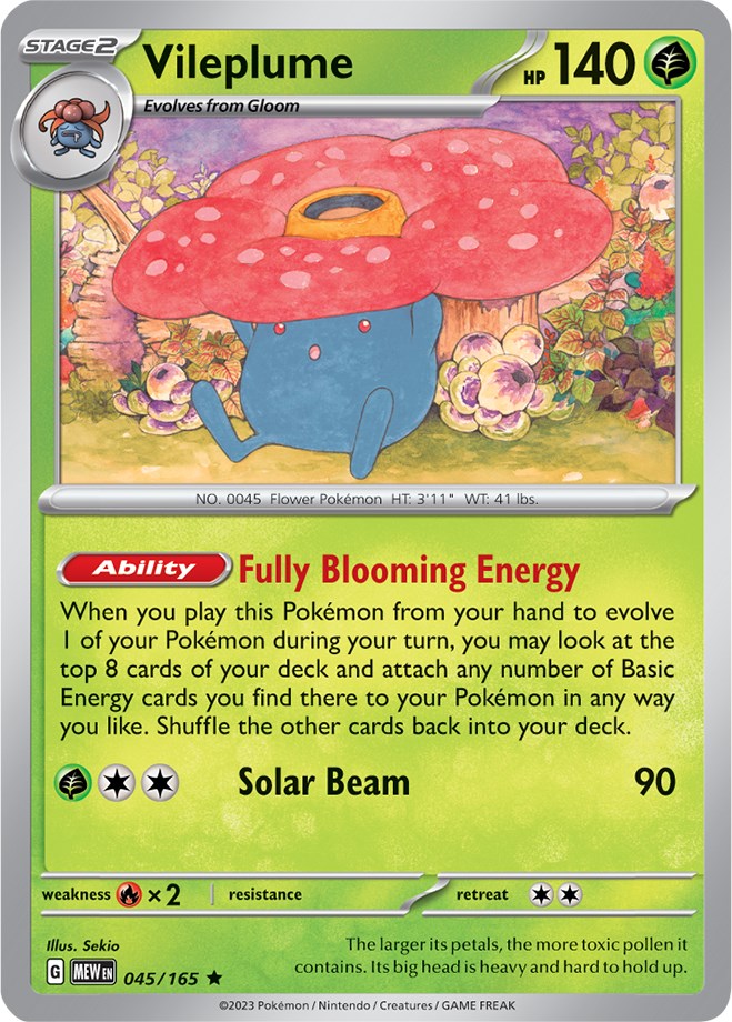 Vileplume (045/165) [Scarlet & Violet: 151] | Nerdhalla Games