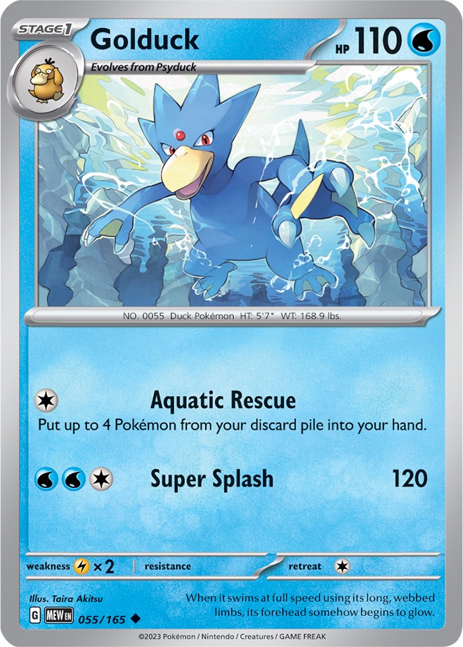 Golduck (055/165) [Scarlet & Violet 151] | Nerdhalla Games