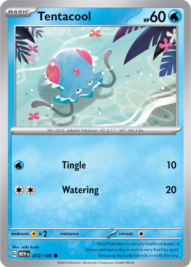 Tentacool (072/165) [Scarlet & Violet 151] | Nerdhalla Games