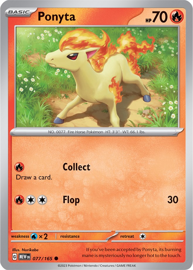 Ponyta (077/165) [Scarlet & Violet: 151] | Nerdhalla Games