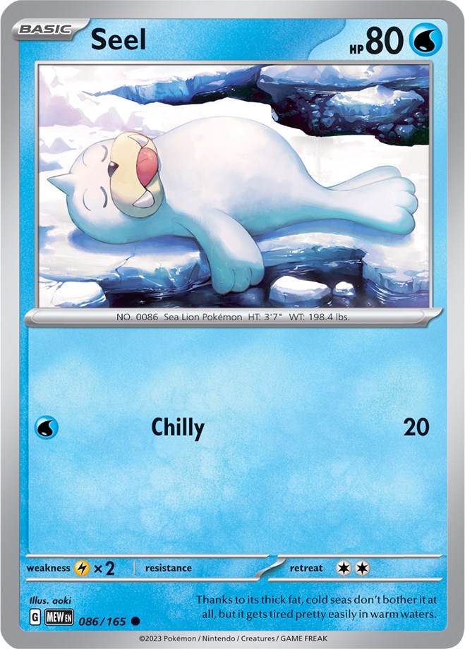 Seel (086/165) [Scarlet & Violet: 151] | Nerdhalla Games