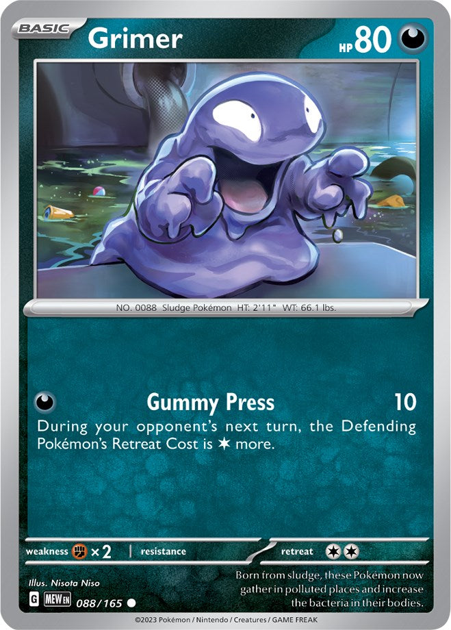 Grimer (088/165) [Scarlet & Violet: 151] | Nerdhalla Games