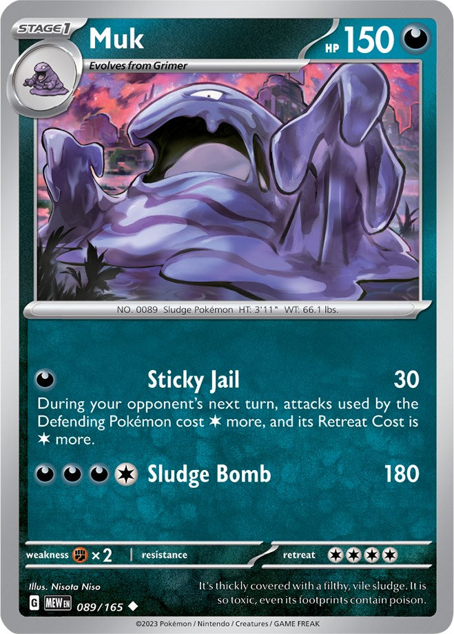 Muk (089/165) [Scarlet & Violet 151] | Nerdhalla Games