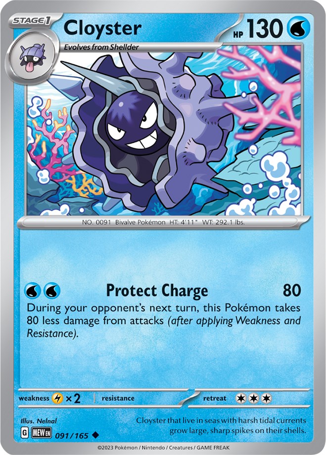 Cloyster (091/165) [Scarlet & Violet: 151] | Nerdhalla Games