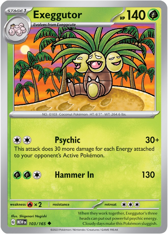 Exeggutor (103/165) [Scarlet & Violet: 151] | Nerdhalla Games