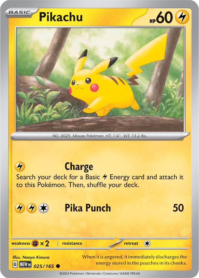 Pikachu (025/165) [Scarlet & Violet 151] | Nerdhalla Games