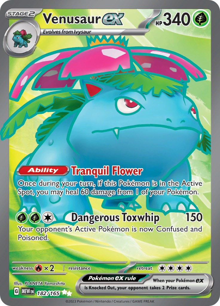 Venusaur ex (182/165) [Scarlet & Violet: 151] | Nerdhalla Games